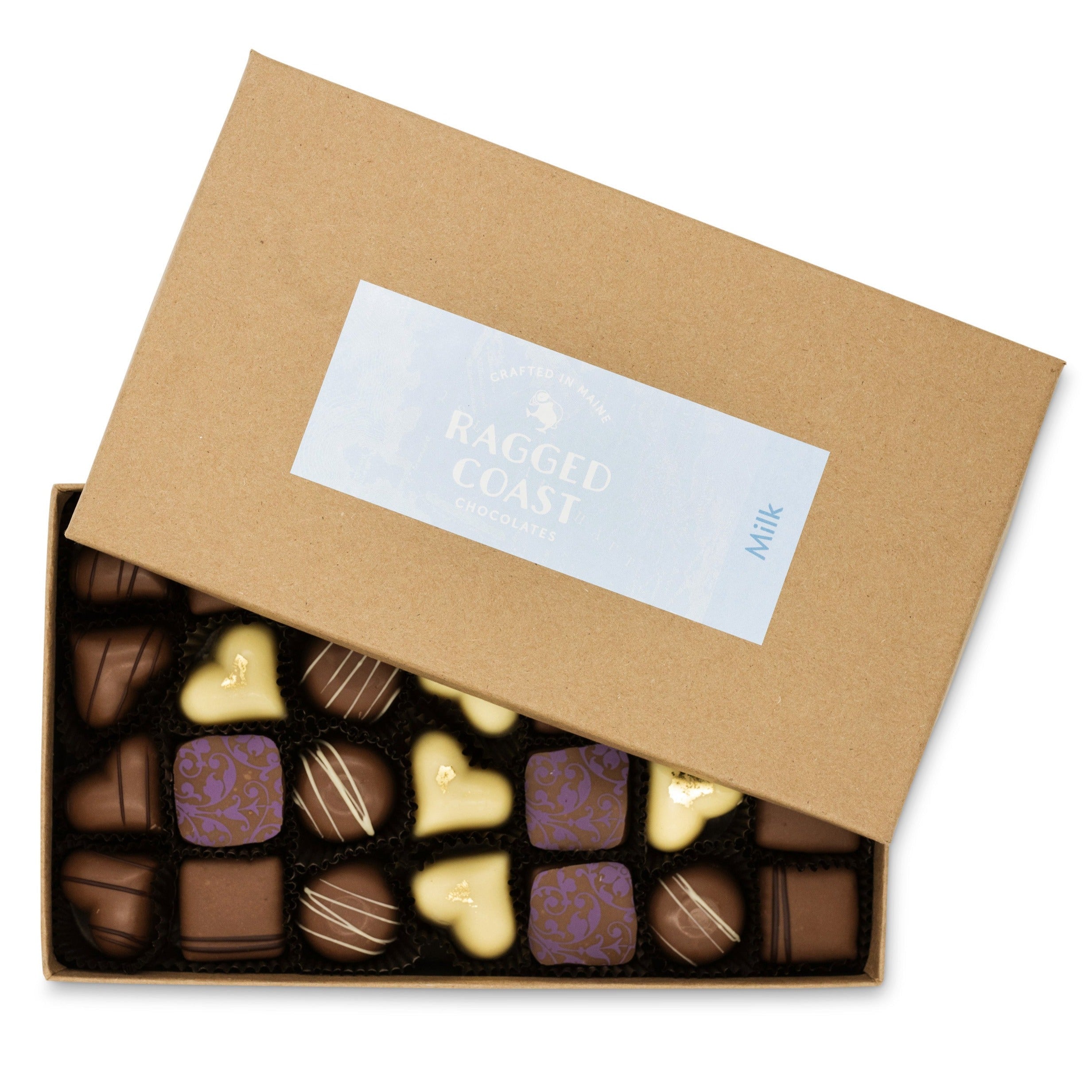 Milk Chocolate Truffles | Gourmet Milk Chocolate Truffle Box – Ragged ...